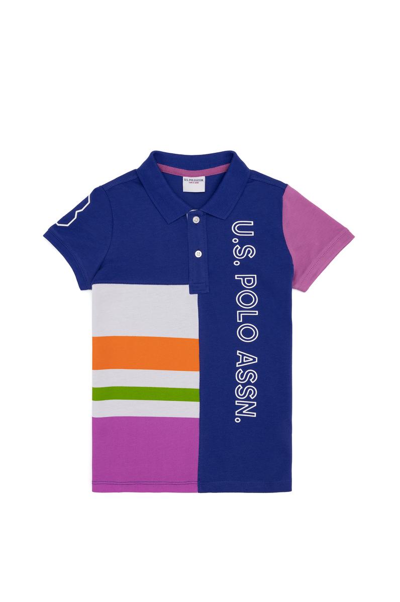 Erkek Çocuk Mavi Polo Yaka Tişört