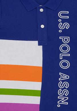 Erkek Çocuk Mavi Polo Yaka Tişört - 50248432001