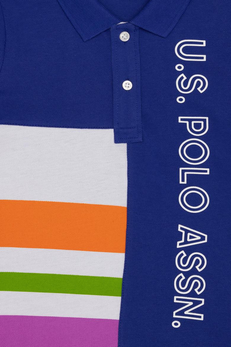 Erkek Çocuk Mavi Polo Yaka Tişört - 50248432001