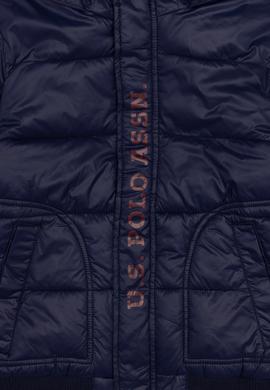 Erkek Çocuk Lacivert Kapüşonlu Mont - 50255852005