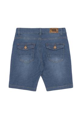 Erkek Çocuk Mavi Jean Şort - 50246834008