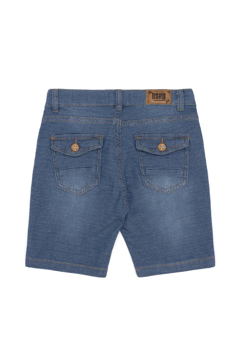 Erkek Çocuk Mavi Jean Şort