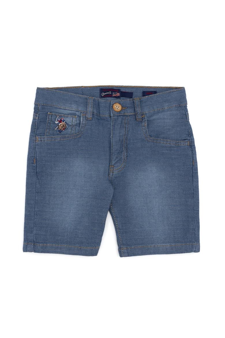 Erkek Çocuk Mavi Jean Şort