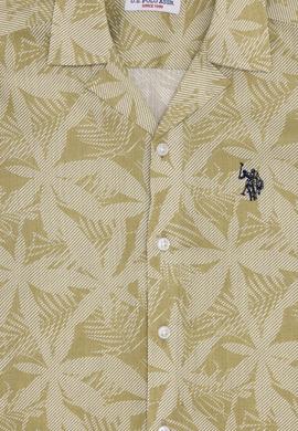 Erkek Çocuk Haki Kısa Kollu Gömlek - 50254548004