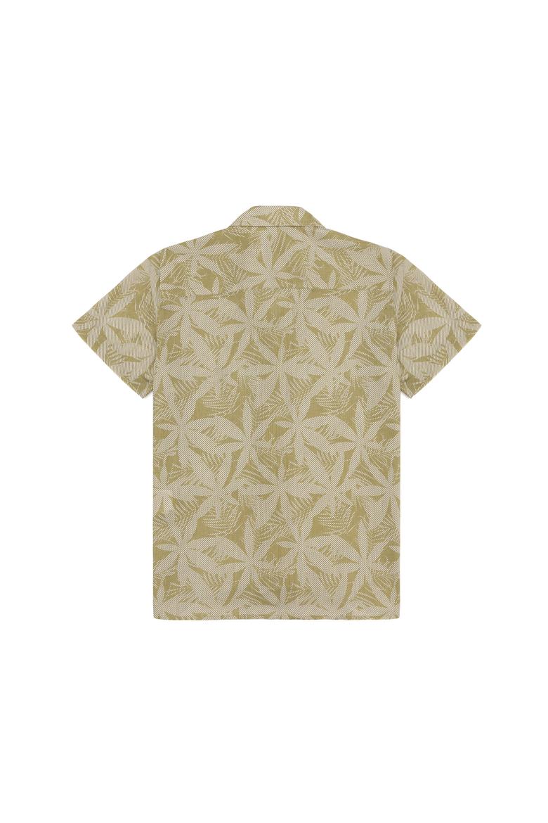 Erkek Çocuk Haki Kısa Kollu Gömlek - 50254548004