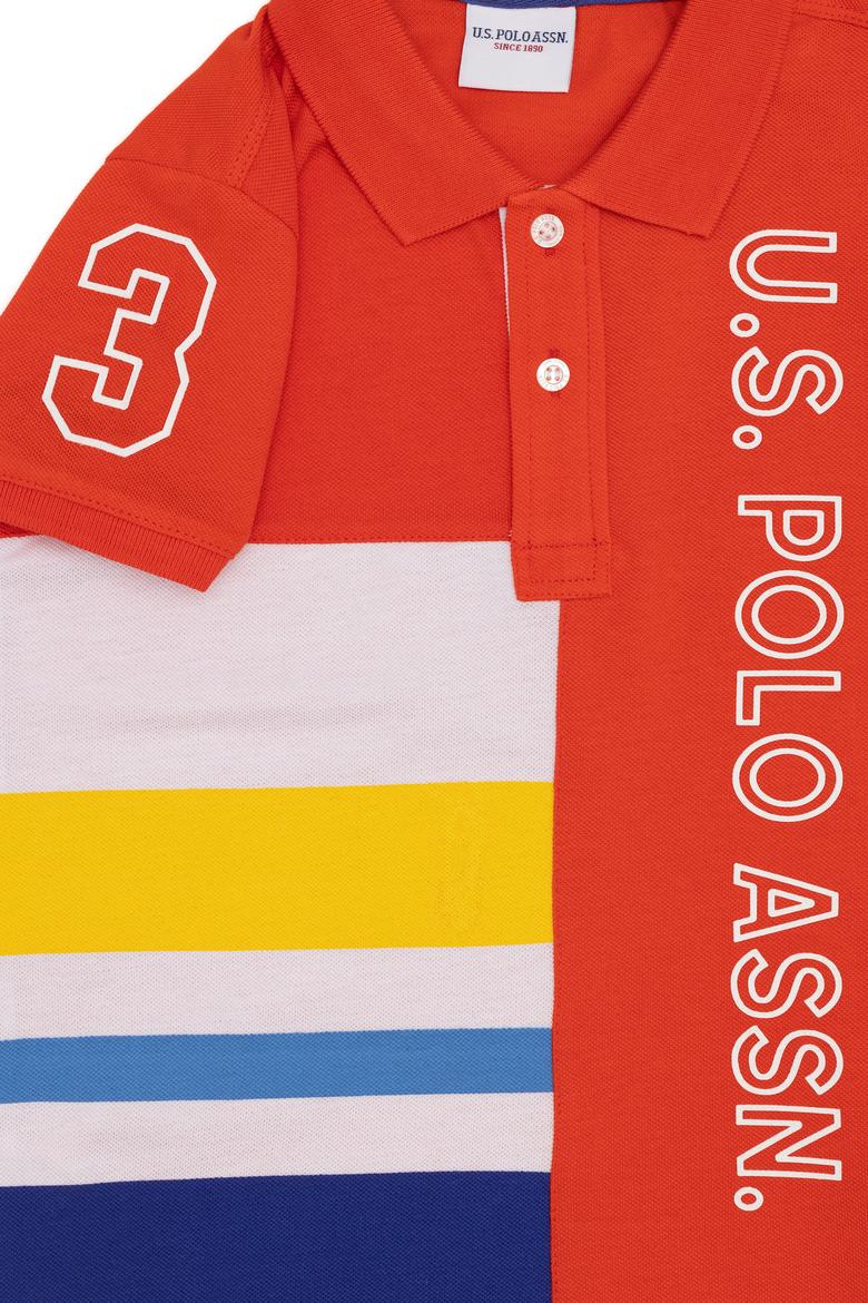 Erkek Çocuk Kırmızı Polo Yaka Tişört - 50248432017