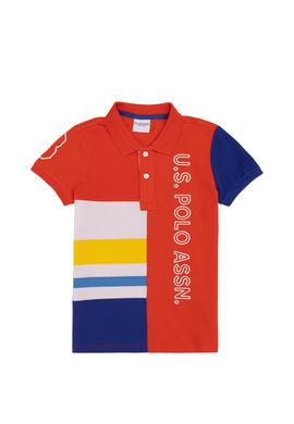 Erkek Çocuk Kırmızı Polo Yaka Tişört - 50248432017