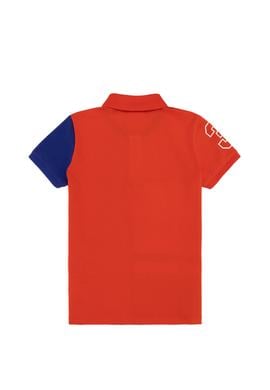 Erkek Çocuk Kırmızı Polo Yaka Tişört - 50248432017