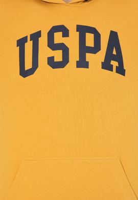 Erkek Safran Kapüşonlu Basic Sweatshirt - 50257173081