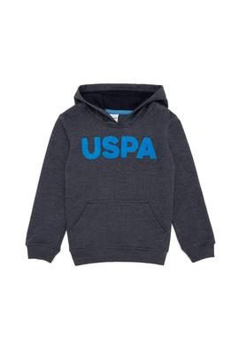 Çocuk Lacivert Basic Kapüşonlu Sweatshirt - 50260648017