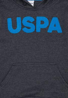 Çocuk Lacivert Basic Kapüşonlu Sweatshirt - 50260648017