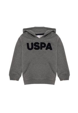 Çocuk Antrasit Melanj Bisiklet Yaka Sweatshirt - 50260648052