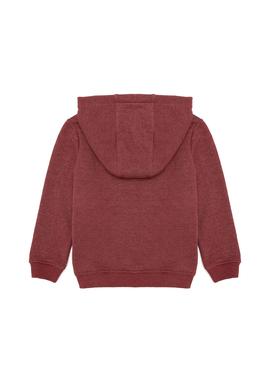Çocuk Vişne Basic Kapüşonlu Sweatshirt - 50260648043