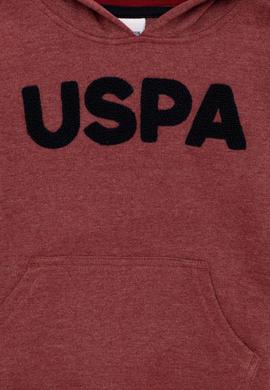 Çocuk Vişne Basic Kapüşonlu Sweatshirt - 50260648043