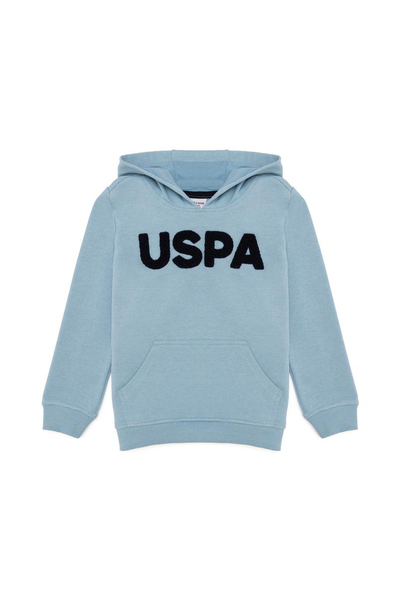 Erkek Çocuk Mavi Basic Sweatshirt