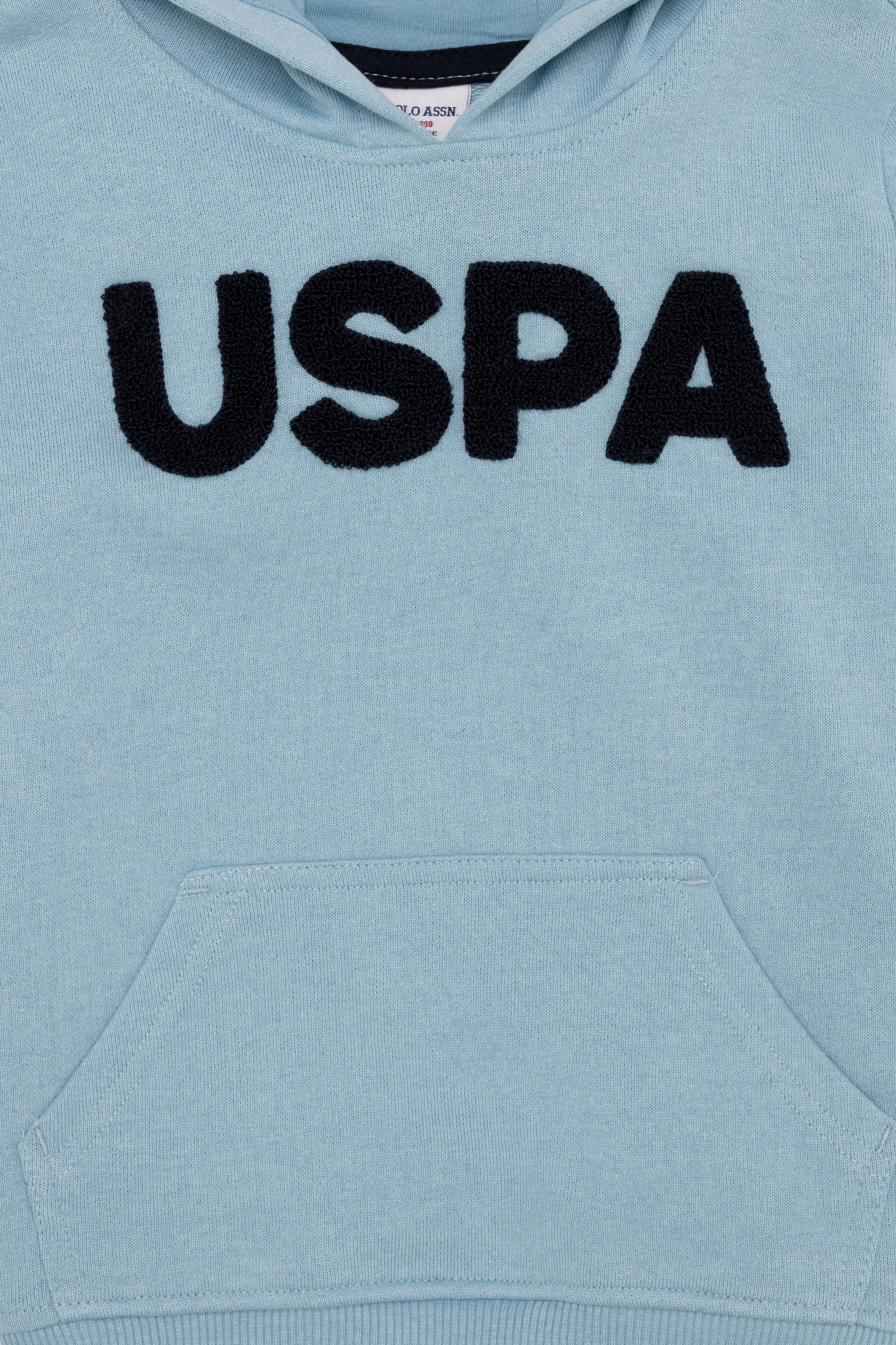 Erkek Çocuk Mavi Basic Sweatshirt - Image 3