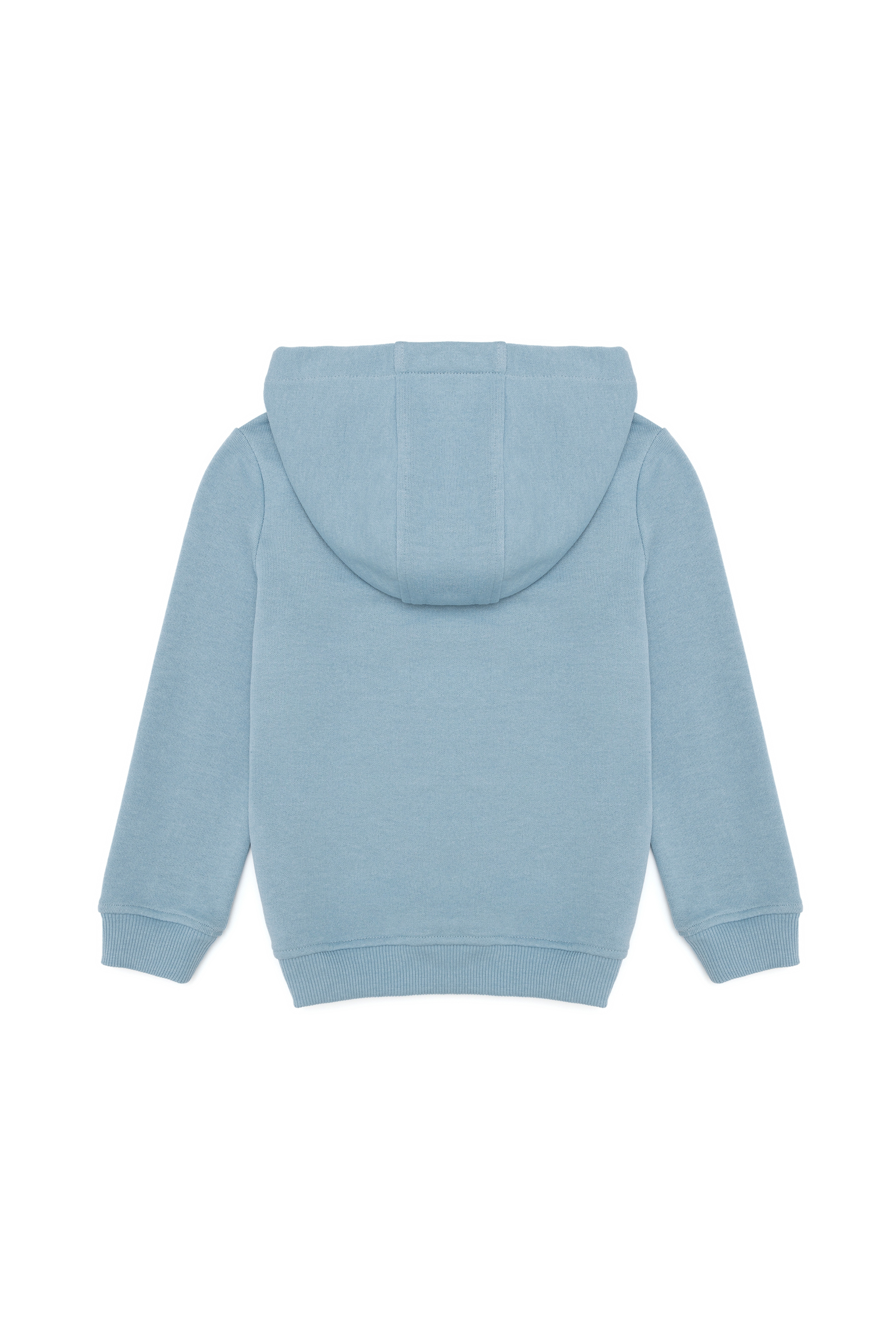 Erkek Çocuk Mavi Basic Sweatshirt - Image 2