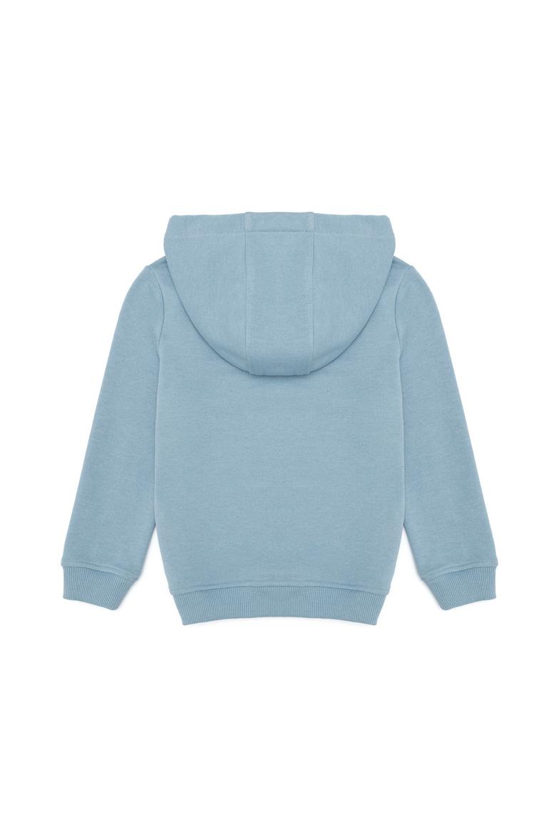 Erkek Çocuk Mavi Basic Sweatshirt - 50253475037