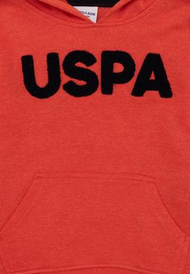 Çocuk Kırmızı Basic Kapüşonlu Sweatshirt - 50260648064