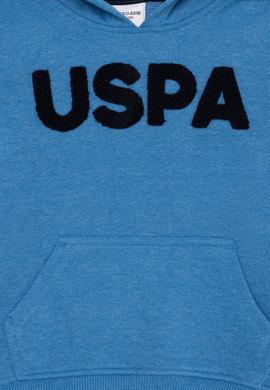 Çocuk Kobalt Basic Kapüşonlu Sweatshirt - 50260648067