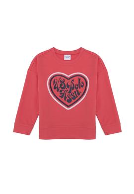 Çocuk Nar Çiçeği Bisiklet Yaka Sweatshirt - 50260970013