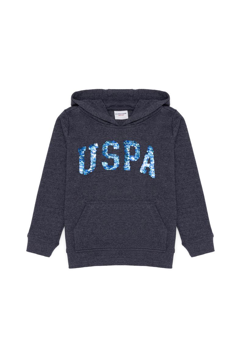 Çocuk Lacivert Kapüşonlu Sweatshirt