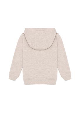 Çocuk Bej Melanj Kapüşonlu Sweatshirt - 50253779068