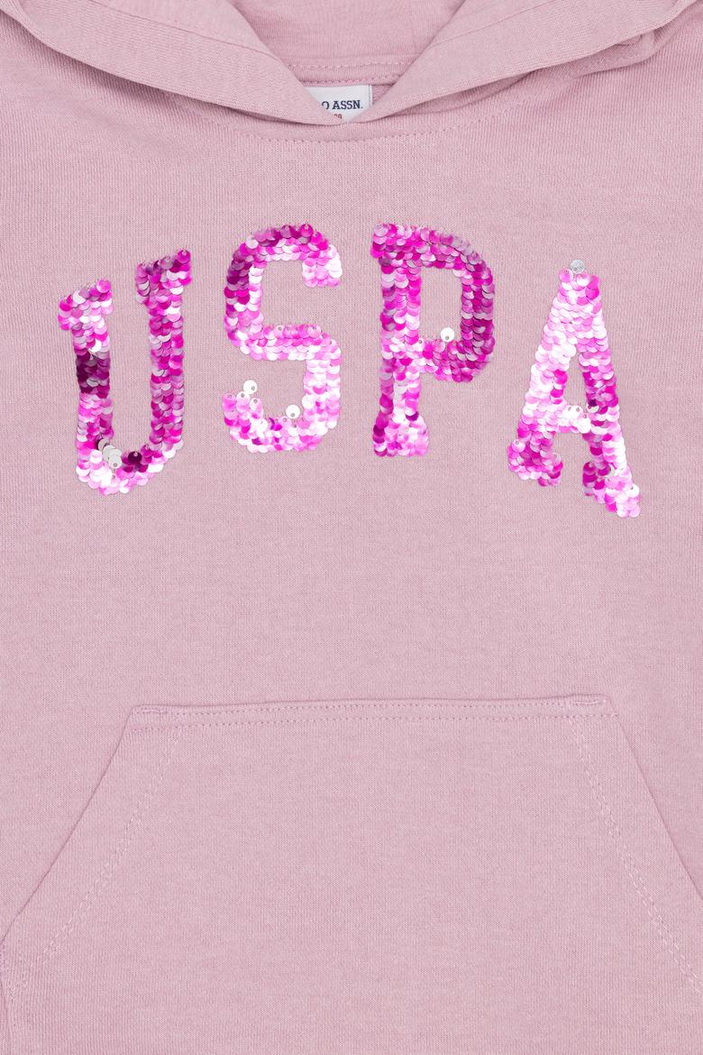 Çocuk Açık Manolya Kapüşonlu Sweatshirt - 50253779086