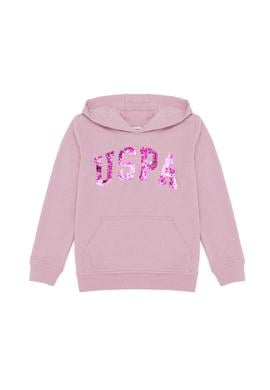 Çocuk Açık Manolya Kapüşonlu Sweatshirt - 50253779086