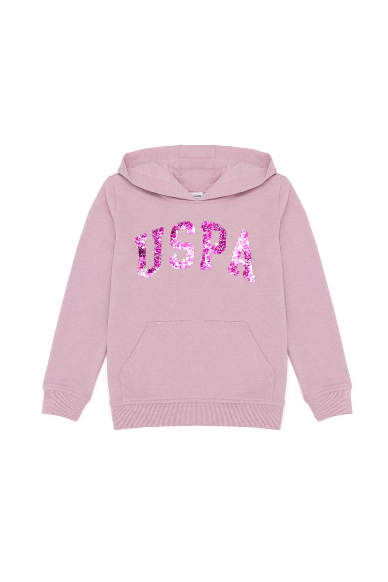 Çocuk Açık Manolya Kapüşonlu Sweatshirt