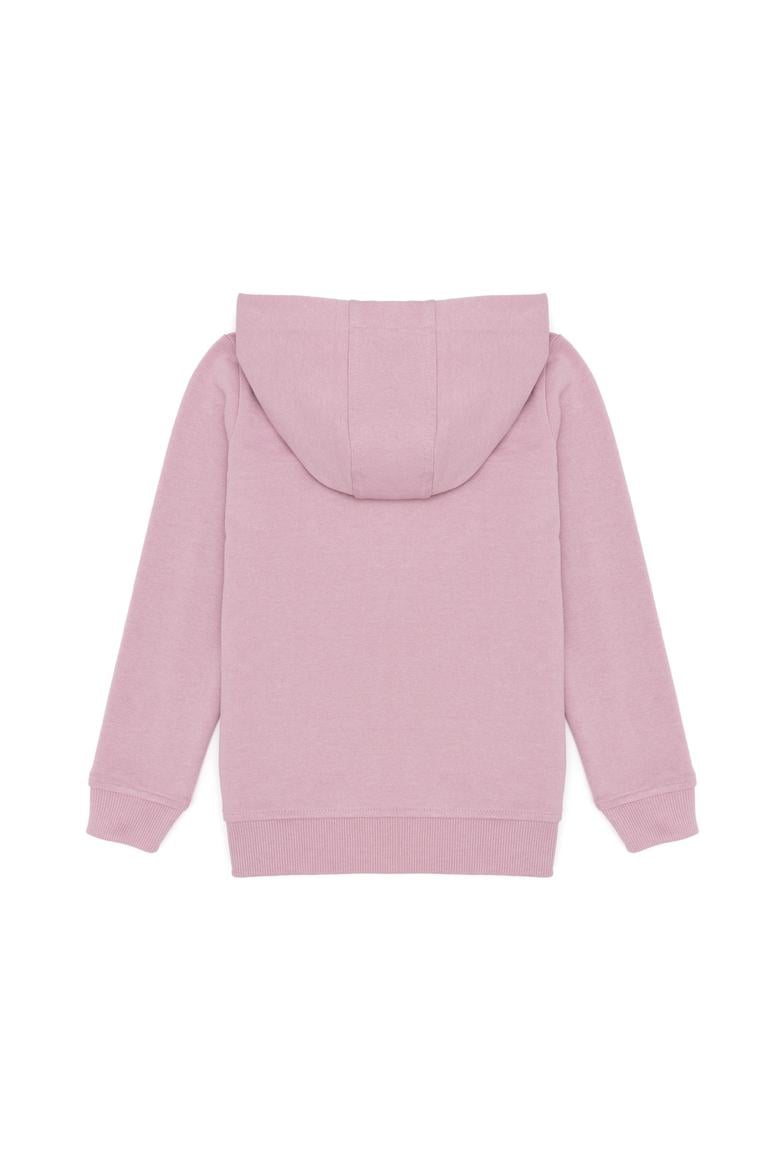 Çocuk Açık Manolya Kapüşonlu Sweatshirt - 50253779086