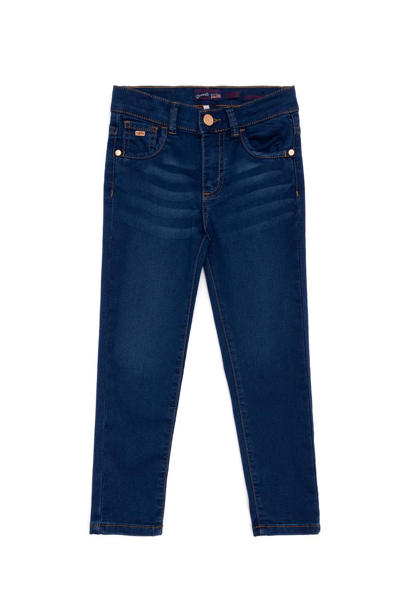 Kız Çocuk Koyu Mavi Jean Pantolon