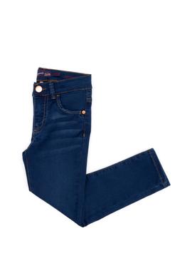 Kız Çocuk Koyu Mavi Jean Pantolon - 50254588005