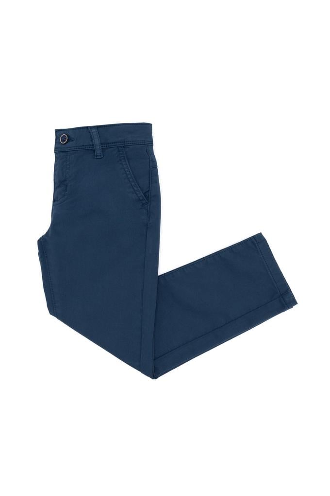 Erkek Çocuk İndigo Kanvas Pantolon