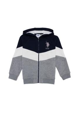 Erkek Çocuk Gri Melanj Sweatshirt - 50253777021