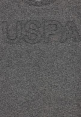 Erkek Çocuk Antrasit Melanj Basic Sweatshirt - 50254506003