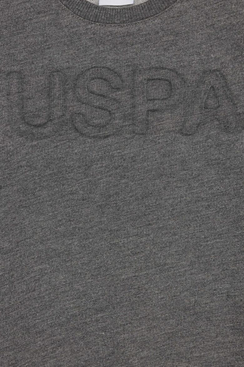 Erkek Çocuk Antrasit Melanj Basic Sweatshirt - 50254506003