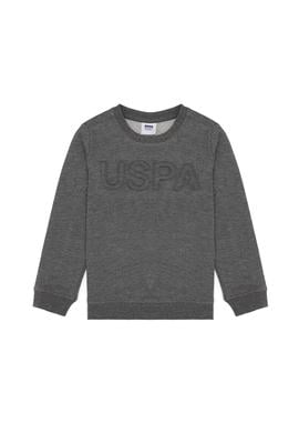 Erkek Çocuk Antrasit Melanj Basic Sweatshirt - 50254506003