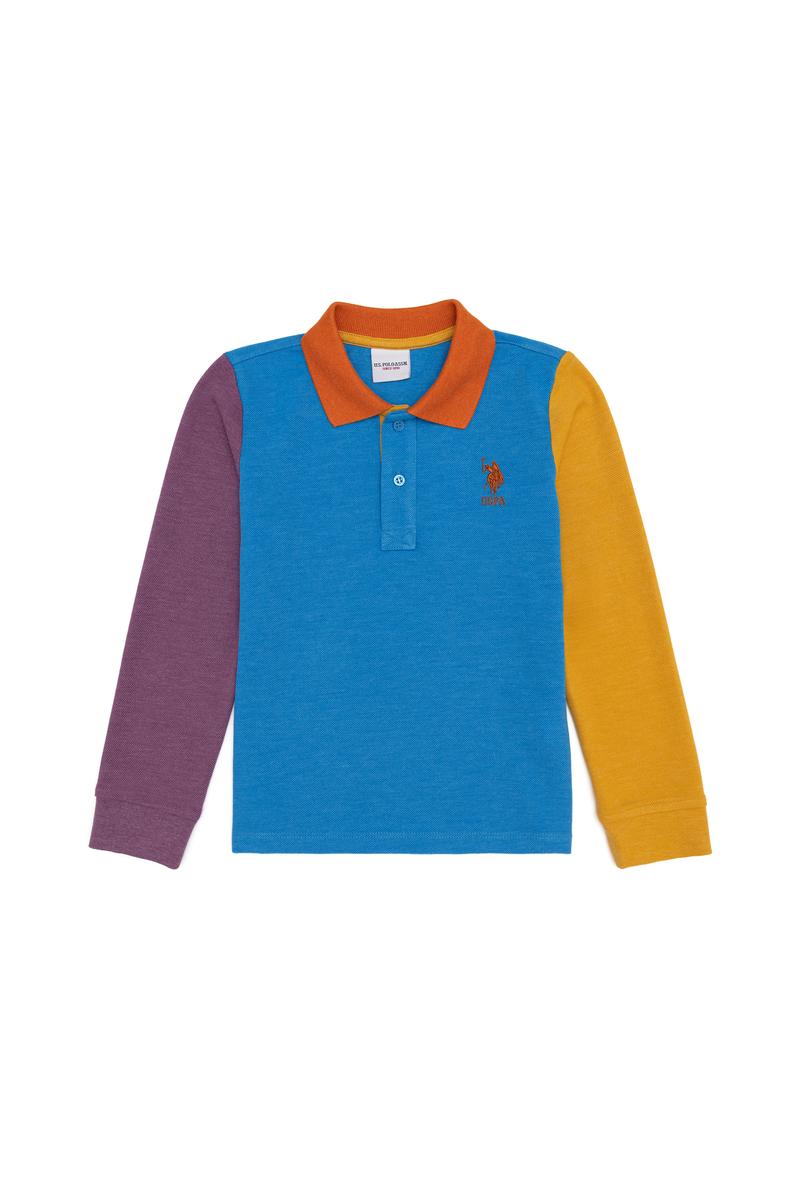 Erkek Çocuk Mavi Melanj Sweatshirt