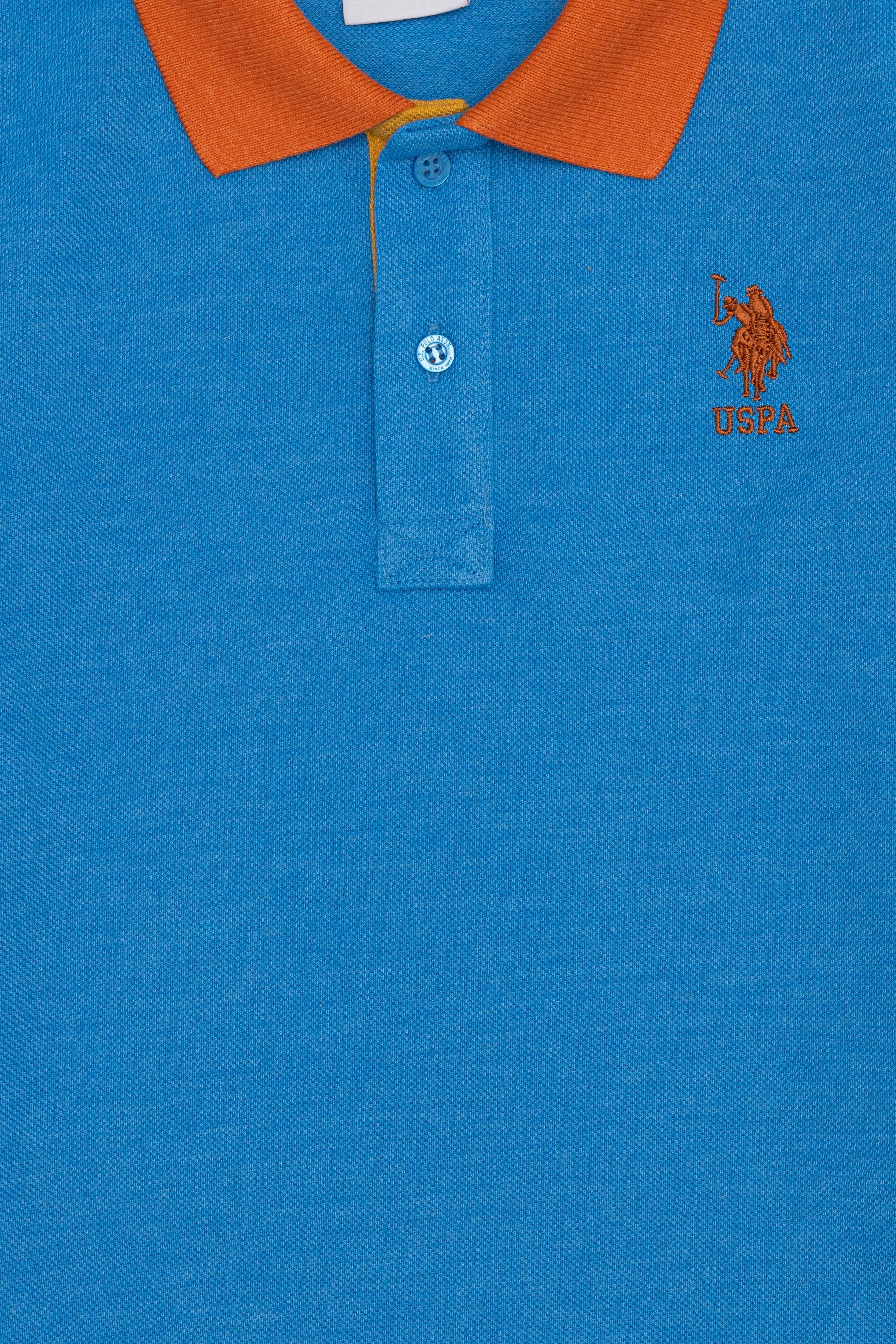 Erkek Çocuk Mavi Melanj Sweatshirt - Image 3