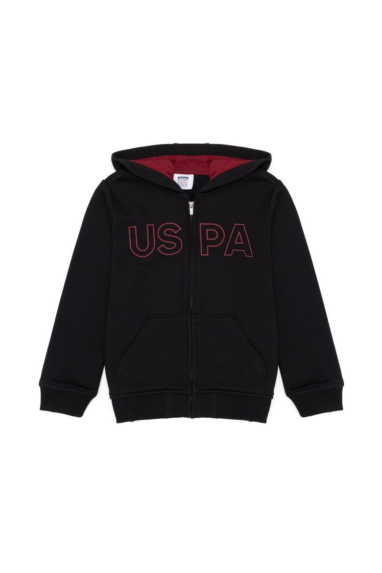 Erkek Çocuk Siyah Basic Sweatshirt