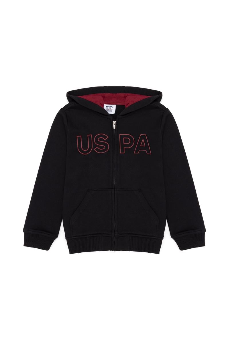 Erkek Çocuk Siyah Basic Sweatshirt