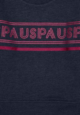 Çocuk Lacivert Bisiklet Yaka Sweatshirt - 50256180008