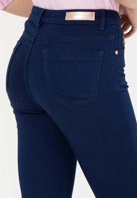 Kadın Koyu Mavi Toothpick Fit Jean Pantolon - 50256522003