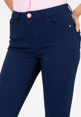 Kadın Koyu Mavi Toothpick Fit Jean Pantolon - 50256522003