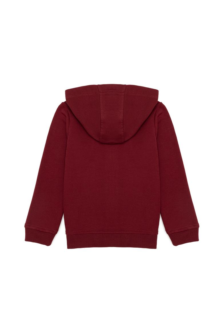Erkek Çocuk Vişne Basic Sweatshirt - 50254533057