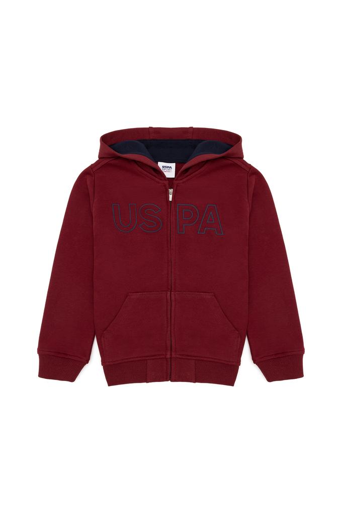 Erkek Çocuk Vişne Basic Sweatshirt