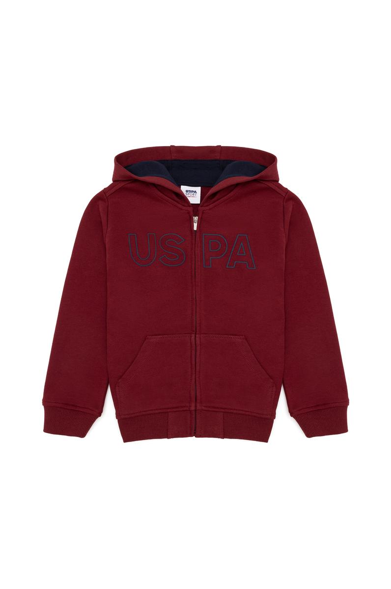Erkek Çocuk Vişne Basic Sweatshirt