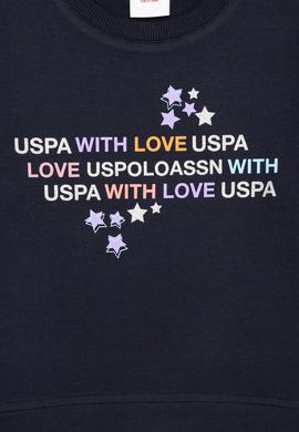 Çocuk Lacivert Bisiklet Yaka Sweatshirt - 50261258011