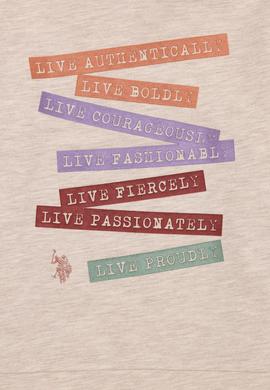 Çocuk Bej Melanj Kapüşonlu Sweatshirt - 50253797018